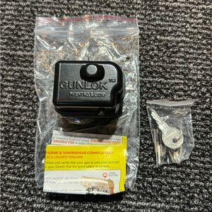 Genuine Pro-Lok Black Square Gunlok Trigger Lock